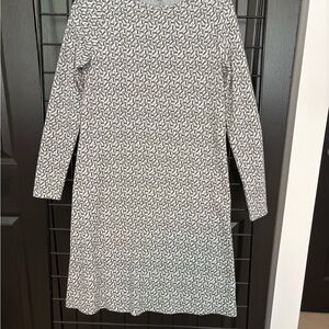 Tyler Boe Gray Geometric Dress